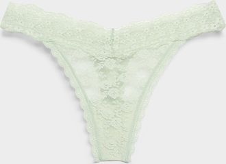 Miiyu Womens Pure lace thong Recycled nylon