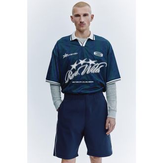 H&M Knee-length shorts in Dark Blue at Nordstrom, Size X-Large