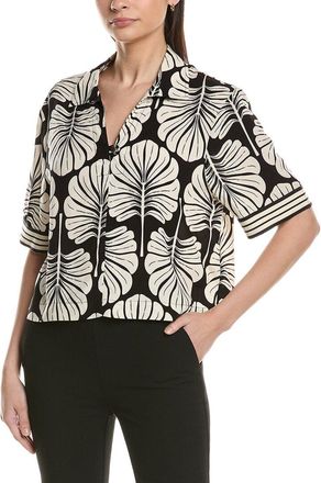 Ellen Tracy Challis Printed Top