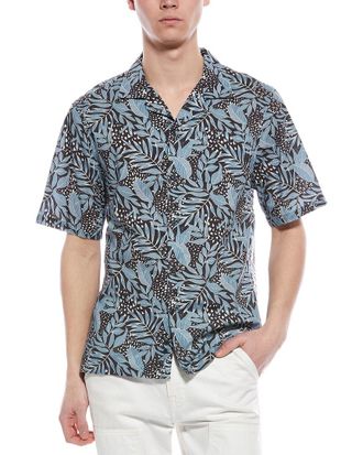 7 For All Mankind Floral Camp Shirt