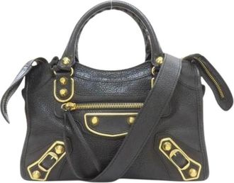 Balenciaga Pre-owned Vintage Handtas - Dames - Vintage Handtas - Zwart - ONE Size - Leer - Vintage