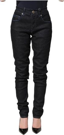 Acht High Waist Skinny Jeans - Dames - Skinny Jeans - Zwart - W26 - Katoen - Jeans