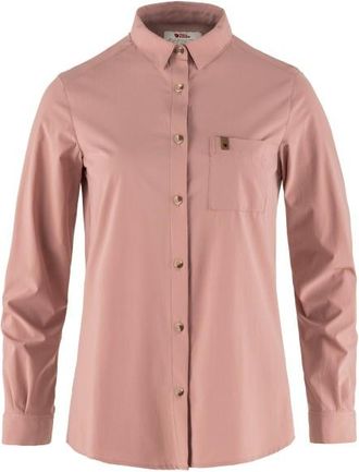 Fj&auml;llr&auml;ven &Ouml;vik Lite Shirt L/S Bluse f&uuml;r Damen | rosa