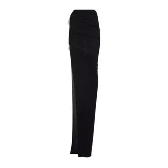 Rick Owens Maxi Skirts, female, Black, Size: 2XS Edfu Skirt for Women