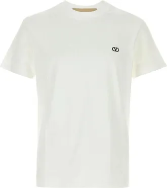 Valentino T-shirt Regular Print Vltn - Heren - T-shirts - Wit - S - Katoen - Tops