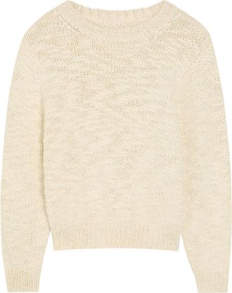 Suzie Kondi Kismet Slubbed Cashmere Jumper - Ecru - S (UK8-10 / S)
