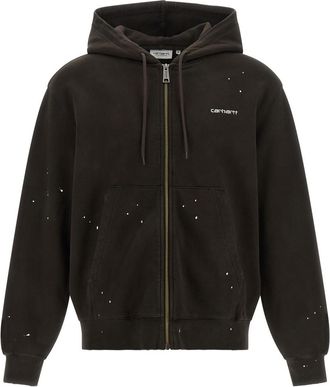 Carhartt Work in Progress Brown Printed Hoodie