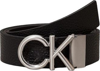 Calvin Klein Cintura Metal Bombe 35mm - Heren - Riemen - Zwart - 115 CM - Accessoires