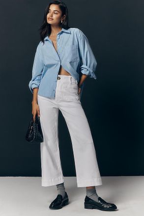 Maeve The Colette Crop Wide-Leg Jeans by Maeve