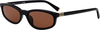 Miu Miu Womens Sunglasses Black Acetate Glasses & Frames