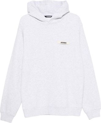 Jacquemus Light Grey Regular Hoodie