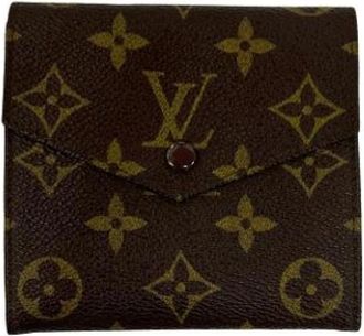 Louis Vuitton Pre-owned Vintage Plastic Portemonnee - Dames - Vintage Accessoires - Bruin - ONE Size - Vintage