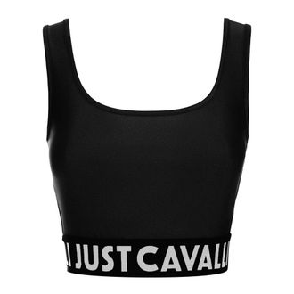 Just Cavalli Tops, Dames, Zwart, L, Stijlvolle Top voor Vrouwen