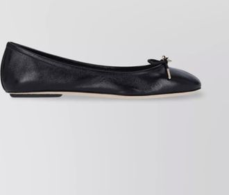 Chloé bow detail round toe flat sole ballerina shoes