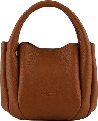Pourchet Citrouille Small Bag - Dames - Tassen - Bruin - Maat: ONE Size Leer