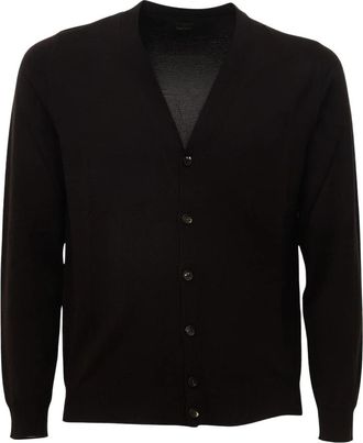 Zanone V-hals Vest - Heren - V-hals truien - Bruin - L - Truien & Vesten