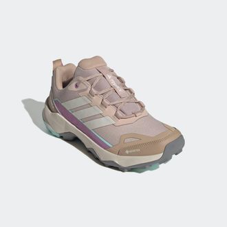 ADIDAS TERREX Wanderschuh ADIDAS TERREX TERREX SKYCHASER AX5 GORE-TEX, Damen, Gr. 38,5, lila (wonder taupe, aluminium, preloved lila), Synthetik, Textil, Schuhe Wan
