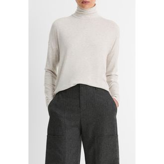 Vince Relaxed Jersey Turtleneck in H Ceramic at Nordstrom Rack, Size X-Small