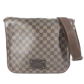 Louis Vuitton Pre-owned Cross Body Bags, female, Brown, Size: ONE SIZE Pre-owned Damier Messenger Bag