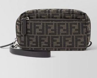 Fendi jacquard clutch bag