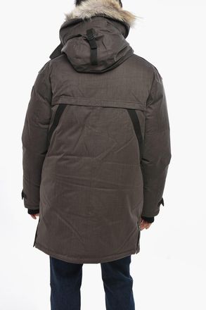 Nobis Solid-Color Utility Down Jacket YATESY with Fur Detail Nobis