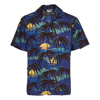 Dr&ocirc;le de Monsieur Colletto Vintage Short Sleeve Shirt - Heren - Korte mouwen Overhemden - Veelkleurig - S - Overhemden