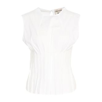 Semicouture Blouses, female, White, Size: M Clarinda Shirt