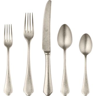 Mepra Dolce Vita Flatware Set - 20 Pieces in Pewter Champagne at Nordstrom