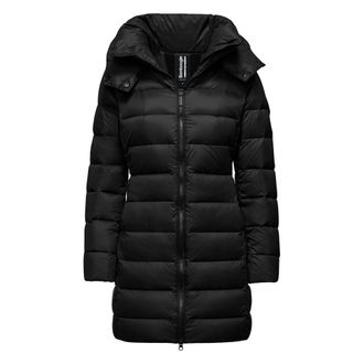 Bomboogie Parkas, female, Black, Size: 2XL Long Stretch Nylon Down Jacket