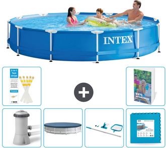 Intex Piscina Con Estructura Redonda - 366x76 Cm - 7-piezas S191