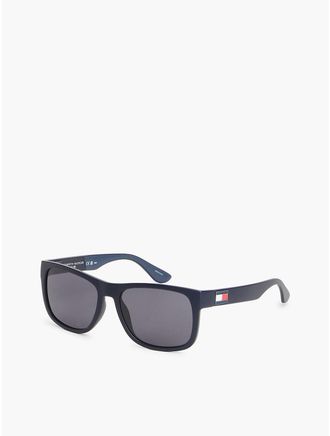 Tommy Hilfiger Mens Rectangular Frame Sunglasses - Dark Blue