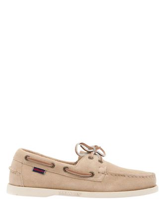 Sebago Beige Lace-up Loafers