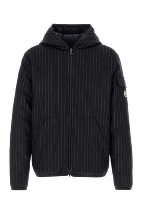 Moncler Dark Blue Reversible Hood Jacket
