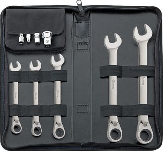 Fortis Juego Llave Con Trinquete. 9 Unidades Umsch.8-19mm Fortis