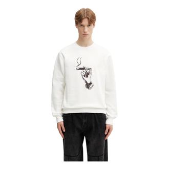 Dr&ocirc;le de Monsieur Hoodies & sweatvesten, Heren, Wit, XL, Sweatshirts
