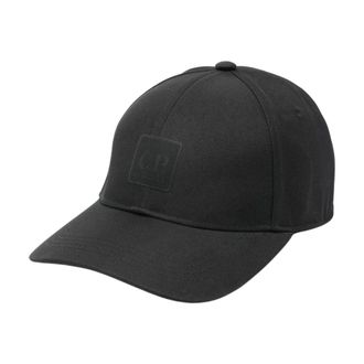 C.P. Company Caps, unisex, Black, Size: XL Hat with Logo