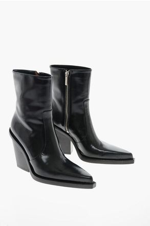 PARIS TEXAS Stivaletti Cowboy RODEO in Pelle Spazzolata taglia 39