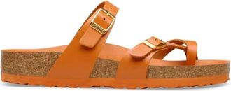 Birkenstock Womens Mayari Leather Sandal In New Dressy Kurkuma