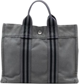 Herm&egrave;s Pre-owned Fourre Tout PM - Dames - Vintage Shopper - Grijs - ONE Size - Vintage