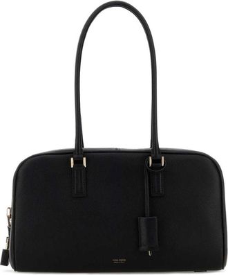Tom Ford Black Leather Shoulder Bag