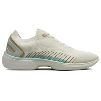Vionic Embolden Synthetic Textile Womens Lace Up Trainers - Marshmallow Semolina - Size:UK 6.5