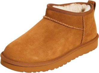 Generic Womens Ladies MX60L Faux Suede Classic Micro Cozy Slipper Boots - Soft, Comfortable & Stylish Indoor Footwear (Chestnut, 3 UK)