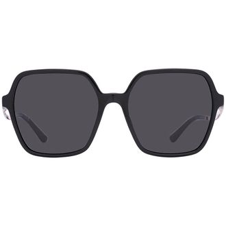 Bulgari Dark Gray Square Ladies Sunglasses BV8252 501/87 56