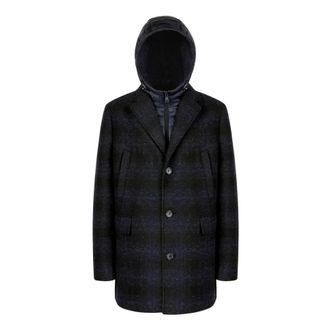 Geox Claudio Long Coat - male - Geox - Parkas - Multicolor - XL - Coats