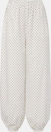 Poss&eacute; Pantalones balloon Edie con lunares