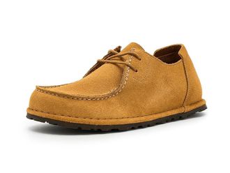 Birkenstock Utti Lace Up Womens Shoes Cork Brown : EU 42 (US Womens 11-11.5) Narrow, Suede