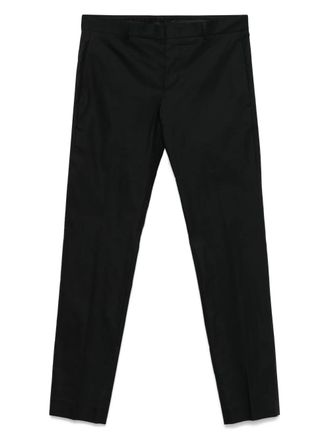 Pantaloni Torino logo-plaque trousers - men - Elastane/Polyamide/Cotton - 52 - Black