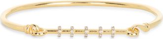 Meshmerise Diamond Row Bangle Bracelet in Yellow Gold at Nordstrom Rack