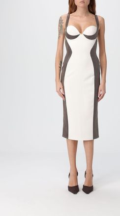 Elisabetta Franchi Dress ELISABETTA FRANCHI Woman color Milk