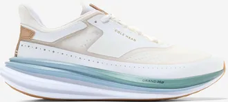 Cole Haan Mens &Oslash;riginal Grand Quadstar Running Sneakers - Beige Size 10.5